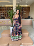 Vestido Longo Aurora Tropical