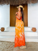 Vestido Longo Aurora Tropical
