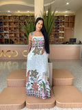 Vestido Longo Aurora Tropical